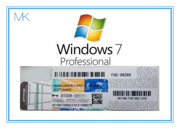 OEM Win 7 Professional Product Key  For Windows 7 Pro Coa 32/64bit Activation Online