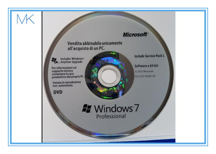Genuine OEM Key Microsoft Windows Updates For Windows 7  32 Bit / 64 Bit Italian Version