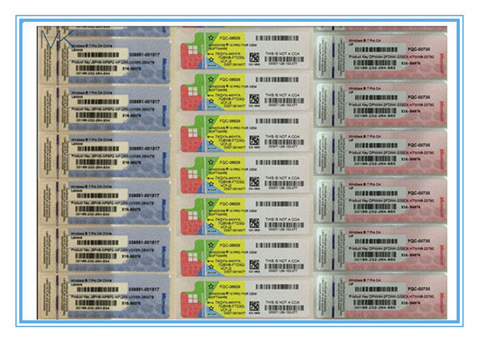Genuine OEM Software Windows 8 Pro Product Key Sticker Windows License Sticker