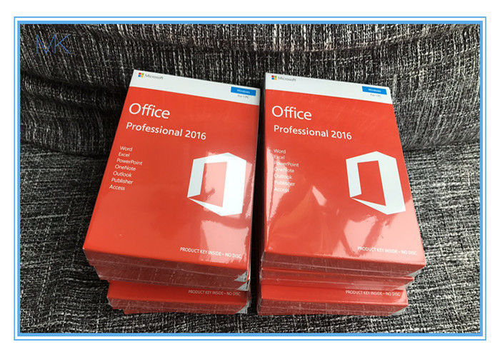Genuine Microsoft Office Professional 2016 Product Key COA PKC Only Orange Pack