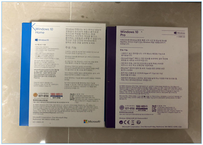 Korean / English / French Windows 10 Home pro Full Version 32 & 64- bit USB 3.0