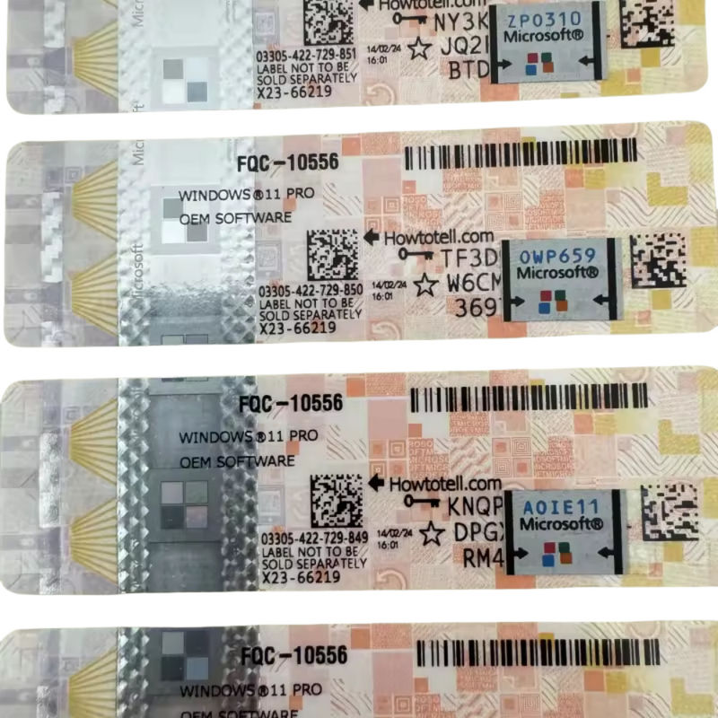 Commercial Software Win 11 Pro Key UEFI Secure Boot Capable License License Management For Corporate Networks