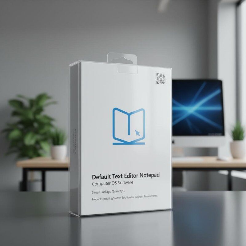 Default Text Editor Notepad Computer OS Software Single Package Quantity 1 Product Operating System Solution for Business Environments