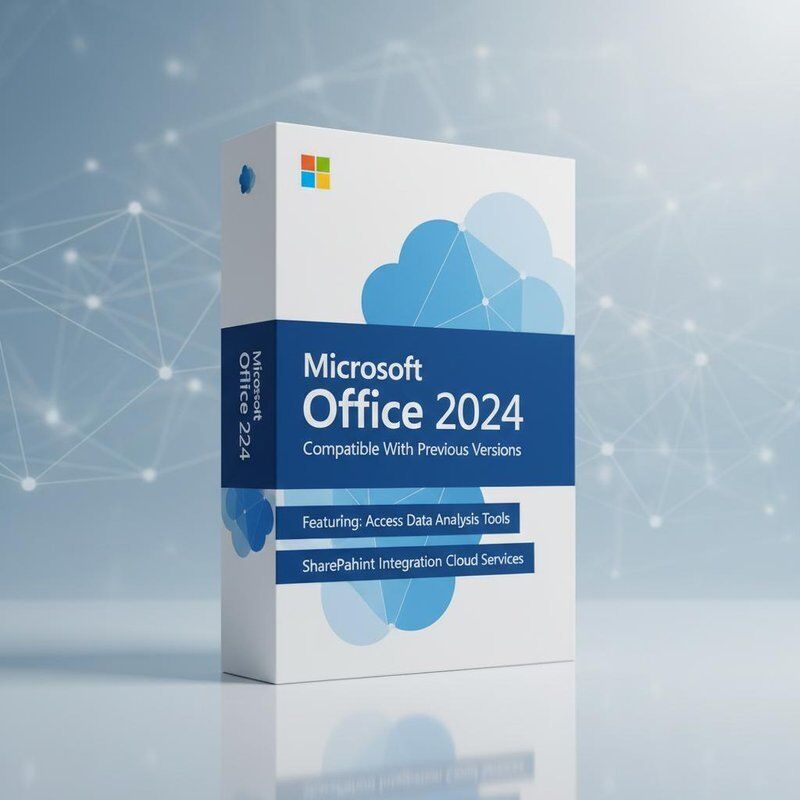 Compatible With Previous Versions Microsoft Office 2024 Featuring Access Data Analysis Tools and SharePoint Integration Cloud Services