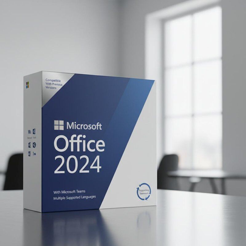 Compatible With Previous Versions Microsoft Office 2024 With Microsoft Teams and Multiple Supported Languages Supporting Teamwork
