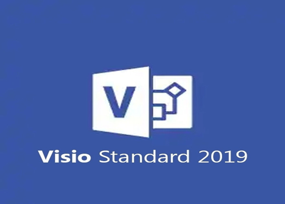 Medialess Microsoft Visio Standard 2019 Product key for Windows 10 1 PC